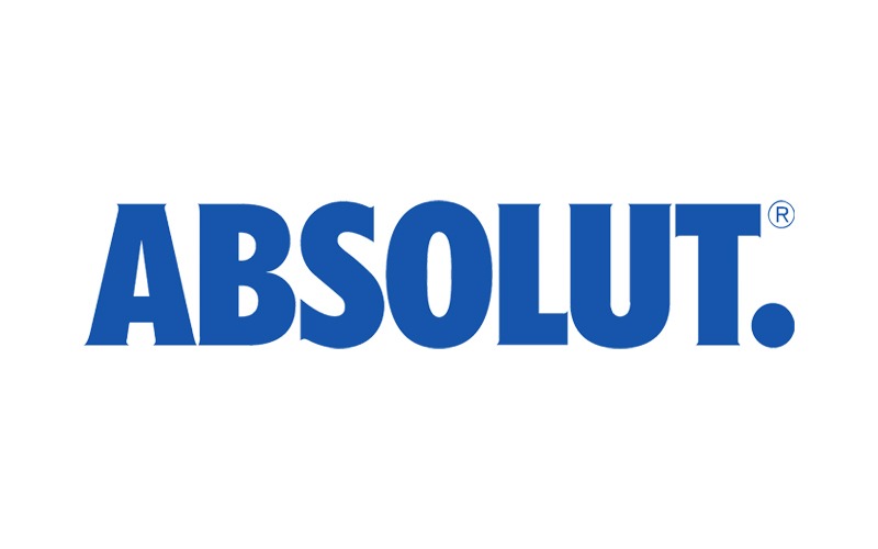Absolut logo on a white background